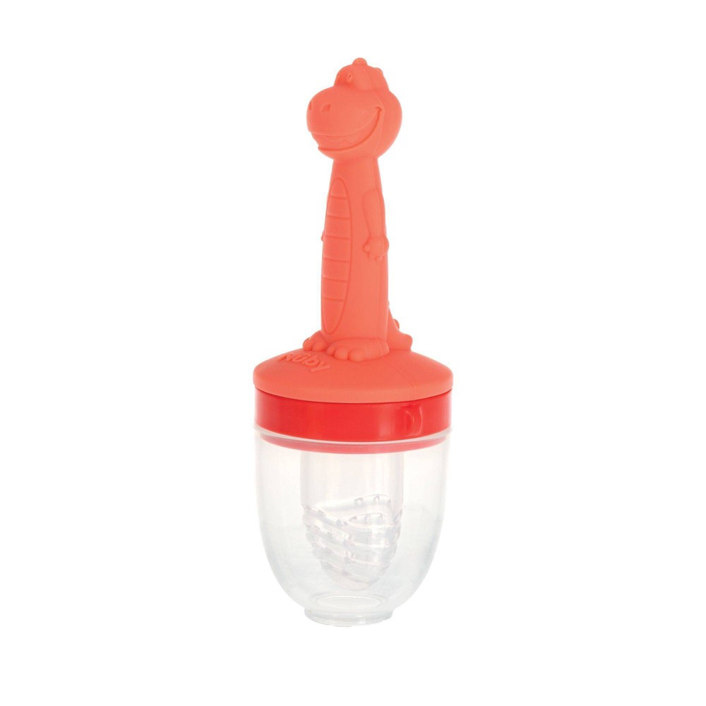Nuby Silicone Post Feeder Teether - Dino
