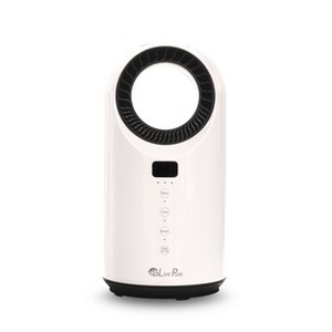 LivePure LP2200 Turbine Vortex Auto-Duster Ceramic Heater – 1500W, Remote Control, 12-Hour Timer Digital Thermostat, 60° Oscillation - 1 of 4