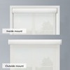 Linen Avenue Cordless Cassette 5% Solar Roller Shade,Black, Charcoal, and White (Arrives 1/4" Narrower) - 4 of 4