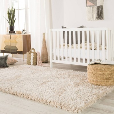 Natural Jute Braided Round Pouf Ottoman, Beige - 18"x12"