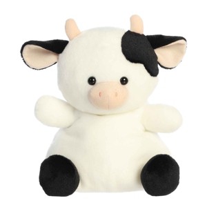 Aurora Medium Party Sized Sweetie Cow Palm Pals Adorable Stuffed Animal White 12" - 1 of 4