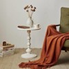 YIYIBYUS Round End Side Table, Modern Coffe Table for Living Room Bedroom - 2 of 4