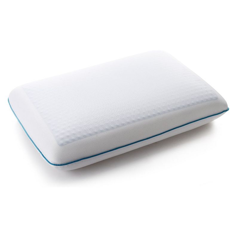Cheer Collection Memory Foam Gel Pillow with Washable Cover - White, (24" x 16" x 5"), 2 of 9