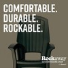 Semco Rockaway Heavy Duty All-Weather Outdoor Patio or Deck Rocking Chair, Black - 4 of 4