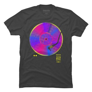 Men's Design By Humans Retro Vinyl By clingcling T-Shirt - 1 of 4
