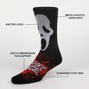 Ghostface Mask With Text and Splatter Mens Athletic Crew Socks - 2 of 4
