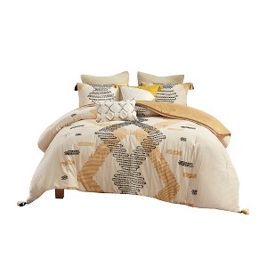 Gracie Mills Alyssa All-Season Serenity: 3-Piece Reversible Cotton Coverlet Set - 1 of 4