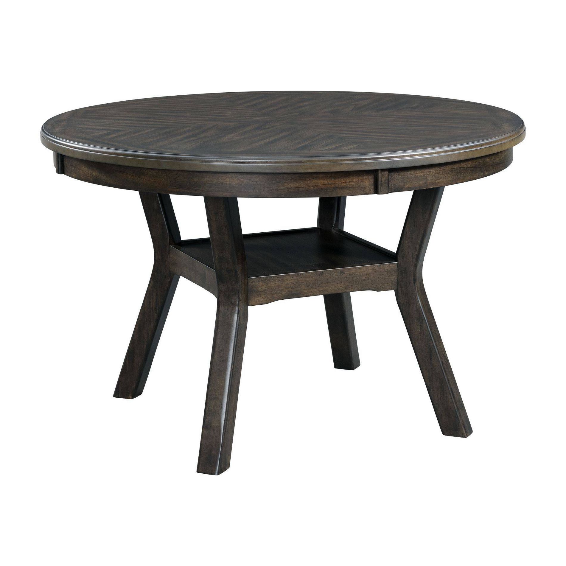 Taylor Standard Height Dining Table Walnut - Picket House Furnishings: Modern Style, 4-Seater, MDF & Acacia Frame
