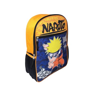 Naruto Uzumaki 16 inch Kids Backpack with Lunch Bag