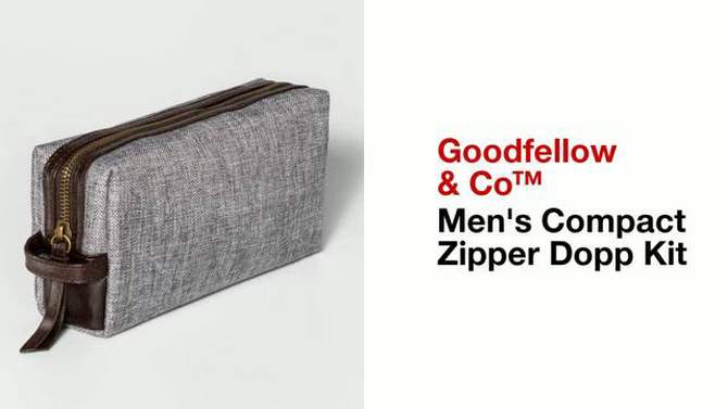 Compact Zipper Dopp Kit - Goodfellow &#38; Co&#8482;, 2 of 5, play video