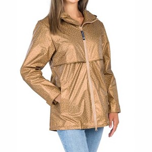 Women's Animal Print New Englander Rain Jacket - Charles River Apparel - 1 of 4