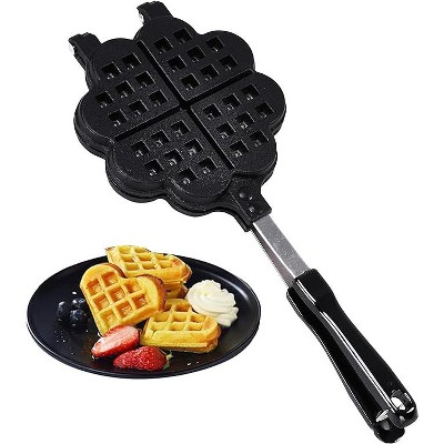 Bruntmor Stovetop Waffle Pan-set Of 1, Black : Target