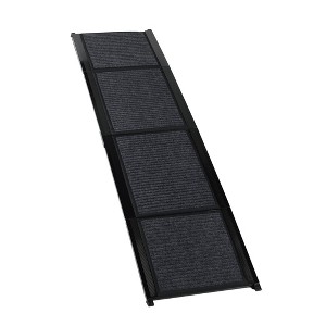 Dexmalle Non-Slip Surface Dog Ramp,Black - 1 of 4