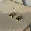 Adornia Tarnish Resistant 18k Gold Plated Wave Stud Earrings - 3 of 4