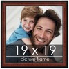PosterPalooza | Square Decor Brown Picture Frame - UV Acrylic, Foam Board Backing, Hanging Hardware - 2 of 4