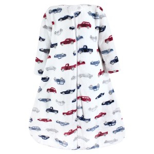 Hudson Baby Infant Boy Plush Sleeping Bag, Sack, Blanket, Cars - 1 of 2