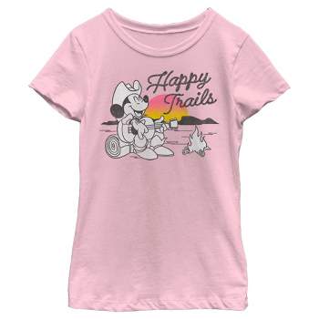 Girl's Disney Mickey Mouse Happy Trails T-Shirt