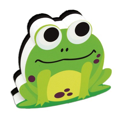 Ashley Productions Magnetic Whiteboard Eraser, Frog (Pack of 6)