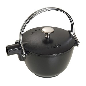 STAUB Cast Iron 1-qt Round Tea Kettle - 1 of 4