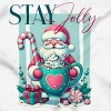 Christmas Santa Claus Stay Jolly Graphic T Shirt Men or Women Brisco Brands - 2 of 4