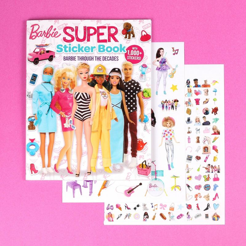 Barbie: Super Sticker Book: Through the Decades - (1001 Stickers) by Marilyn Easton (Paperback), 3 of 6