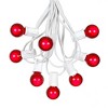 Novelty Lights 100 Feet G30 Globe Outdoor Patio String Lights, White Wire - 2 of 4