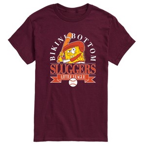 Men's - Spongebob Squarepants - Baseball Bikini Bottom Sluggers Little League Short Sleeve Graphic T-Shirt - 1 of 4