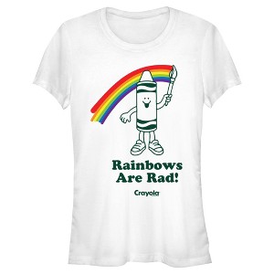 Junior's Crayola Rainbows Are Rad T-Shirt - 1 of 4