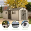 Lifetime 20 ft. x 8 ft. Outdoor Storage Shed, Tan (60127) - 3 of 4
