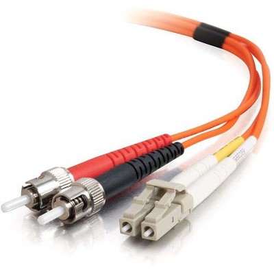 C2G-5m LC-ST 62.5/125 OM1 Duplex Multimode Fiber Optic Cable (TAA Compliant) - Orange - Fiber Optic for Network Device - LC Male - ST Male - 62.5/125