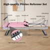 91" Foldable Pilates Reformer Machine - for Home & Studio Use, Dual Resistance Springs & Elastic Resistance Bands, Adjustable for All Fitness Levels - 2 of 4