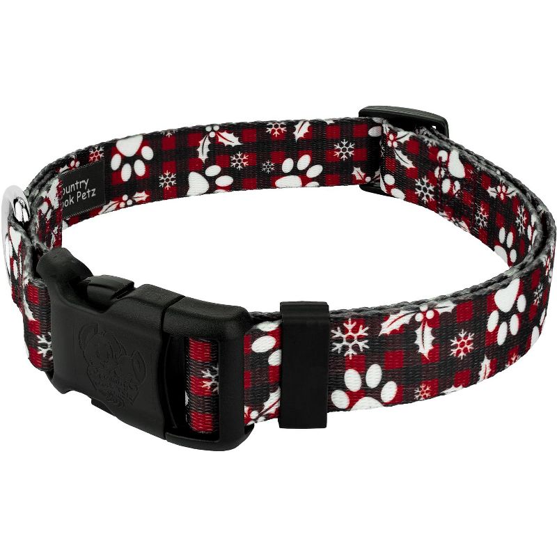 Country Brook Petz Deluxe Christmas Plaid Dog Collar - Made In the U.S.A., 3 of 6