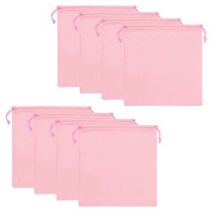 Unique Bargains Microfiber Foldable Eyeglass Ski Goggle Bags 5.9" x 5.9" 8 Pcs - 1 of 4