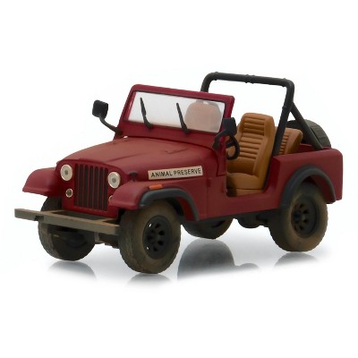 1981 Jeep CJ-7 "Animal Preserve" Red "The A-Team" (1983-1987) TV Series 1/43 Diecast Model Car  by Greenlight