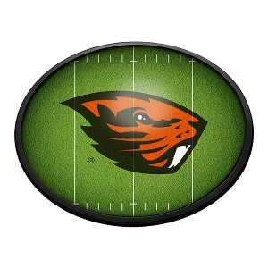 College Football On the 50 Design Oval Slimline Lighted Wall Sign - 1 of 4