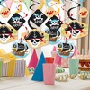 Big Dot of Happiness Pirate Ship Adventures - Skull Birthday Party Hanging Decor - Party Decoration Swirls - Set of 40 - image 2 of 4