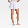 Women's Scalloped Edge Pajama Shorts - Auden™ - 2 of 3