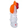 Gemmy Airblown Inflatable Stylized Pennywise w/Paper Boat Balloon WB, 5 ft Tall, Multi - 4 of 4