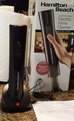 Oster Cordless Rechargeable Electric Wine Opener Wine Kit : Target