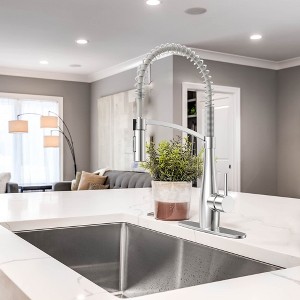 Single Handle Pull Down Kitchen Faucet - 1 of 4