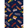 Marvel Comics Mens' Superhero Logo Titles Loungewear Pajama Pants Blue - 3 of 3