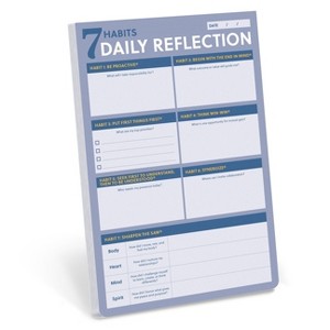 7 Habits Daily Reflection Notepad - by  Union Square Gift (Hardcover) - 1 of 1