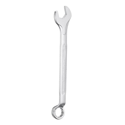 Unique Bargains CR-V Steel Nickel Plated Metric 12-Point Box End Combination Wrench