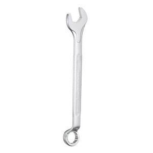 Unique Bargains CR-V Steel Nickel Plated Metric 12-Point Box End Combination Wrench - 1 of 4