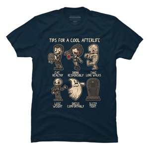 Men's Design By Humans Cool Afterlife By LetterQ T-Shirt - 1 of 4