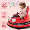 12V Bumper Car for Toddlers, Electric Toy Ride on Battery Car with Kids W/Parent Remote Control, 2-Speed, 360 Degree Spin, Music & LED Lights - 2 of 4