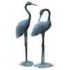 SPI Home Love Cranes Pair Brass Sculpture – Romantic Crane Duo for Nature-Inspired Decor, 16" Tall Elegant Accent, Set of 2 - 2 of 3