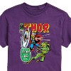 Men's - Marvel - Thor Retro Comic Book Cover Short Sleeve Graphic T-Shirt - 2 of 4