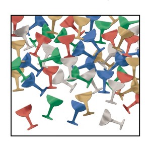 Beistle Fanci-Fetti Goblets, (4 Oz/Pkg) Multicolored - 1 of 1