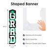 Big Dot of Happiness Green Graduation Banner - Vertical Shaped Banner Decorations - 3 of 4